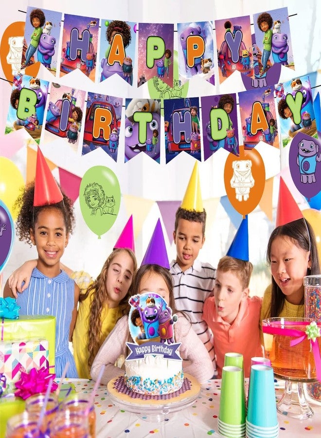karg Home Movie Birthday Party Decorations,Cartoon Adventure Home Movie Theme Party Supplies for Kids Adults with Happy Birthday Banner Cake Topper Cupcake Toppers Balloons - Image 5